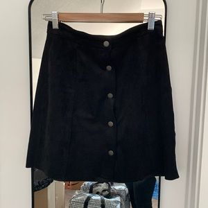 Aritzia suede skirt
